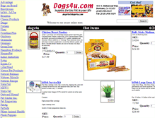Tablet Screenshot of dogs4u.com